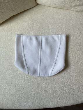 Babaton Sculpt Knit Strapless Corset Tube Top